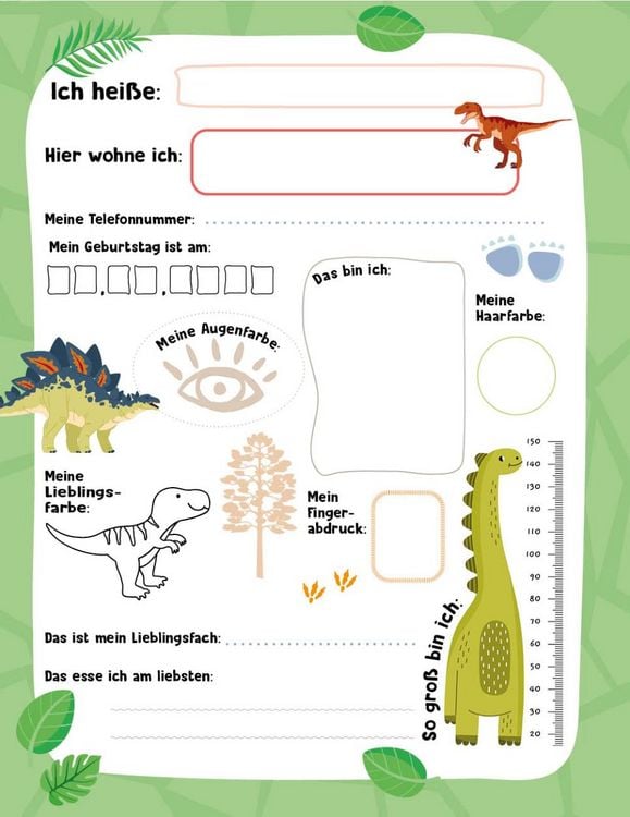 Produktbild: Kritzel-Kratzel-Buch Meine Schulfreunde (Dinos)