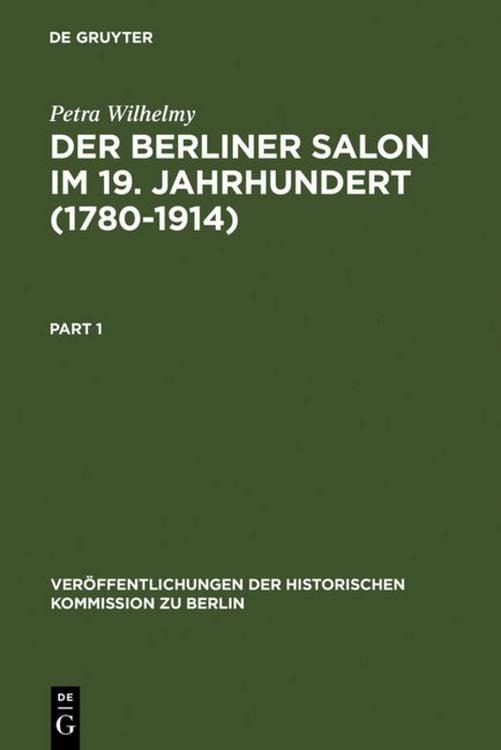 Produktbild: Der Berliner Salon im 19. Jahrhundert (1780-1914)