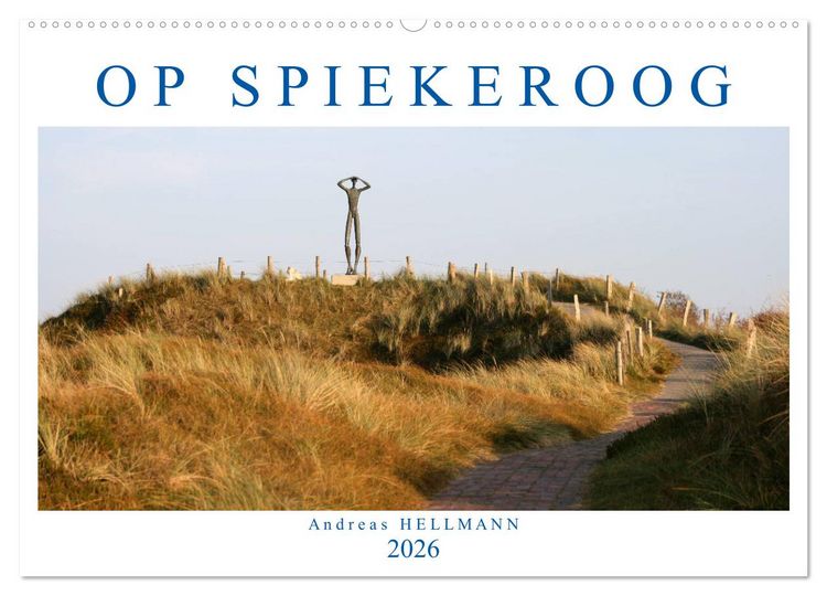 Produktbild: OP SPIEKEROOG (Wandkalender 2026 DIN A2 quer), CALVENDO Monatskalender