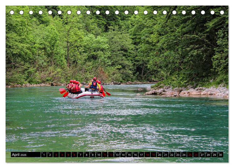 Produktbild: Unterwegs in Montenegro (Tischkalender 2026 DIN A5 quer), CALVENDO Monatskalender
