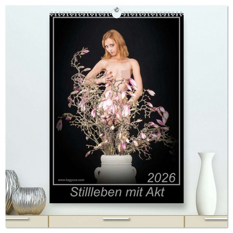 Produktbild: Stillleben mit Akt (hochwertiger Premium Wandkalender 2026 DIN A2 hoch), Kunstdruck in Hochglanz