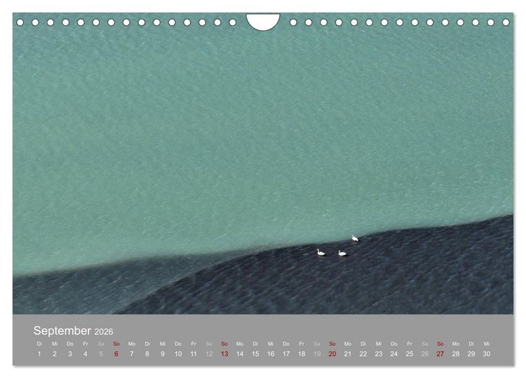 Produktbild: Naturkunst - Luftbilder (Wandkalender 2026 DIN A4 quer), CALVENDO Monatskalender