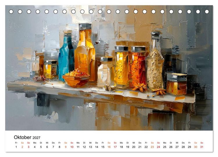 Produktbild: K&uuml;chen Poesie (Tischkalender 2027 DIN A5 quer), CALVENDO Monatskalender