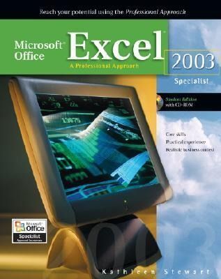 Produktbild: Microsoft Office Excel 2003: A Professional Approach, Specialist Student Edition W/ CD-ROM