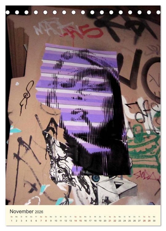 Produktbild: Famous Women in StreetArt (Tischkalender 2026 DIN A5 hoch), CALVENDO Monatskalender