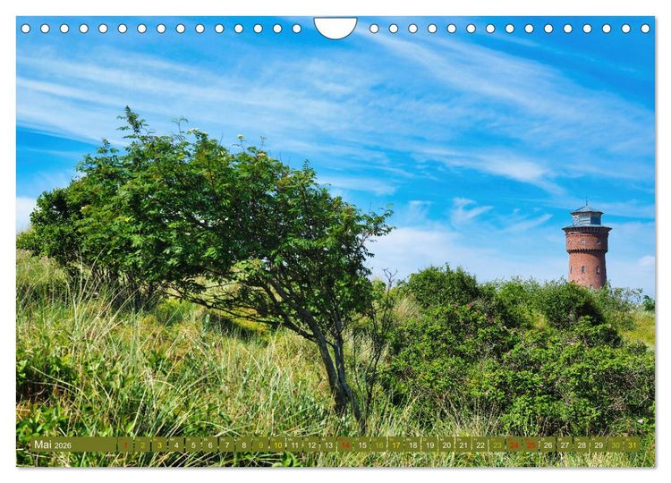 Produktbild: Borkum Ansichten (Wandkalender 2026 DIN A4 quer), CALVENDO Monatskalender