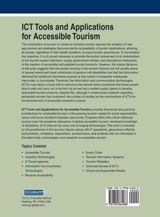 Produktbild: ICT Tools and Applications for Accessible Tourism