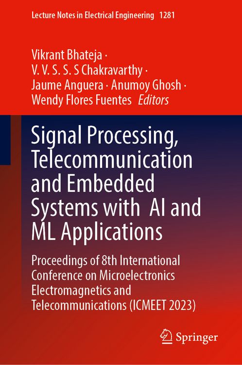 Produktbild: Signal Processing, Telecommunication and Embedded Systems with AI and ML Applications