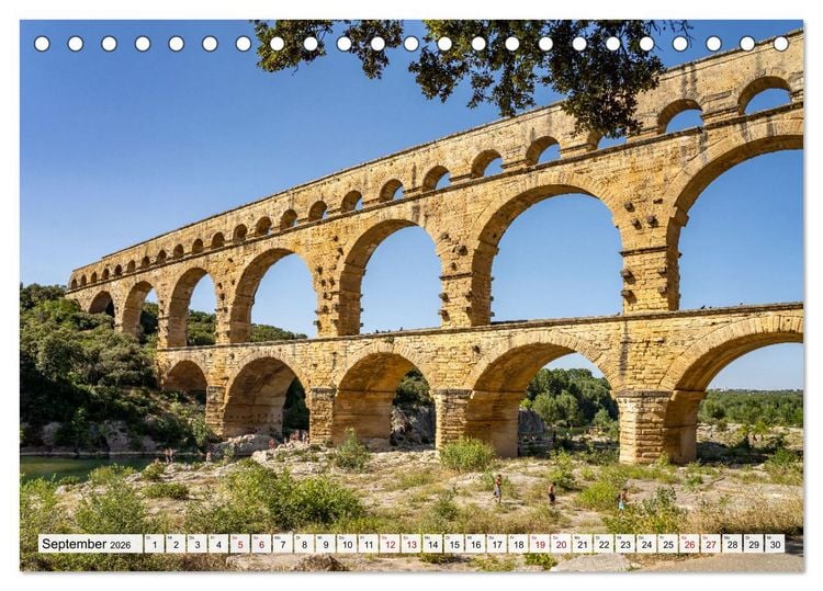 Produktbild: Traumhaftes Frankreich (Tischkalender 2026 DIN A5 quer), CALVENDO Monatskalender
