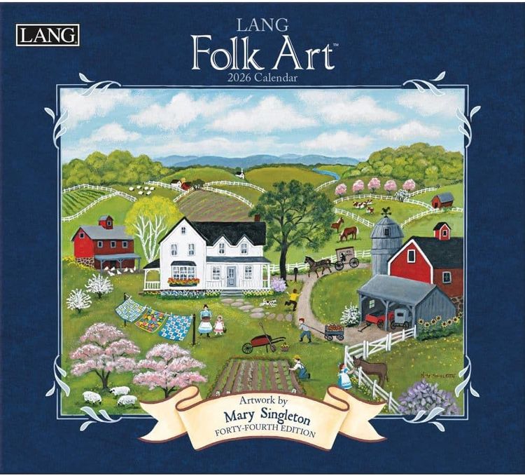 Produktbild: Lang Folk Art(tm) 2026 Wall Calendar