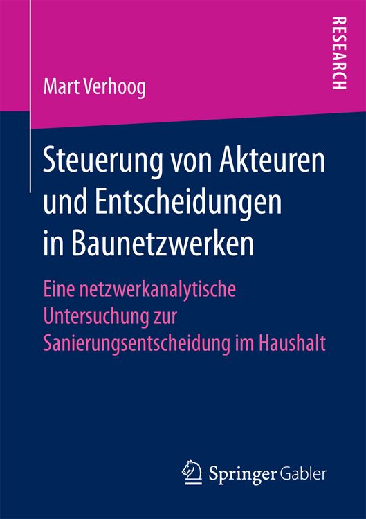 Produktbild: Steuerung von Akteuren und Entscheidungen in Baunetzwerken