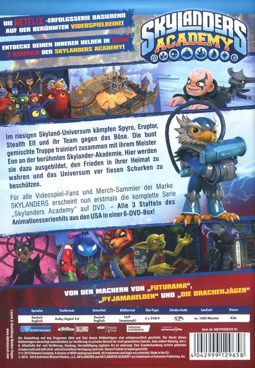 Produktbild: Skylanders Academy - Komplettbox [6 DVDs]