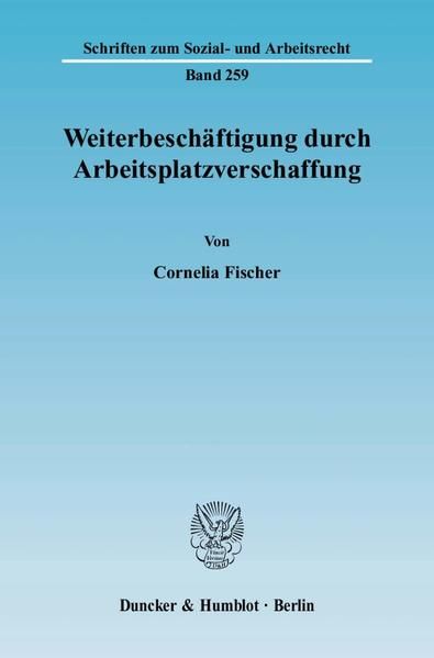 Produktbild: Weiterbesch&auml;ftigung durch Arbeitsplatzverschaffung.