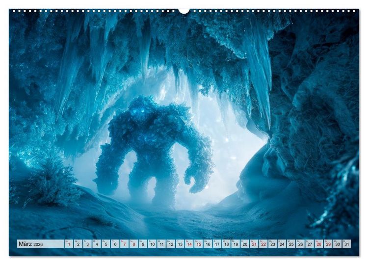 Produktbild: Im Licht der Fantasie (hochwertiger Premium Wandkalender 2026 DIN A2 quer), Kunstdruck in Hochglanz