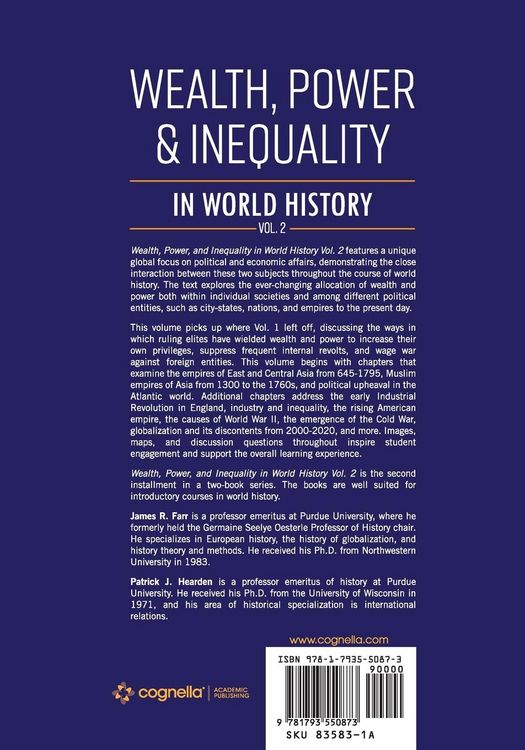 Produktbild: Wealth, Power and Inequality in World History Vol. 2