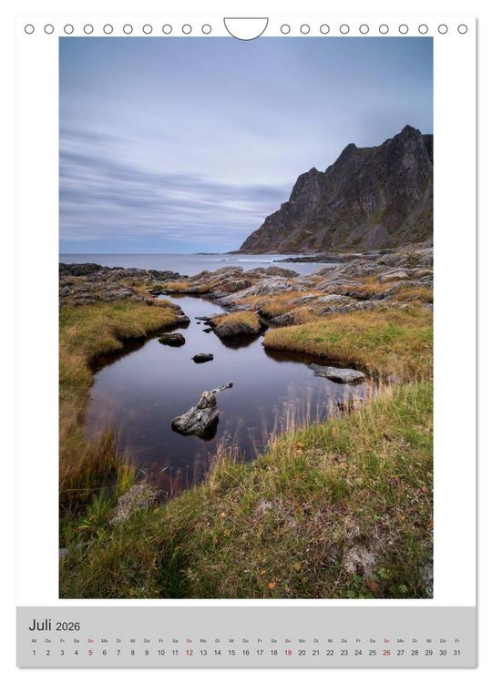 Produktbild: Bezauberndes Norwegen ~ Lofoten & Nordland ~ (Wandkalender 2026 DIN A4 hoch), CALVENDO Monatskalender
