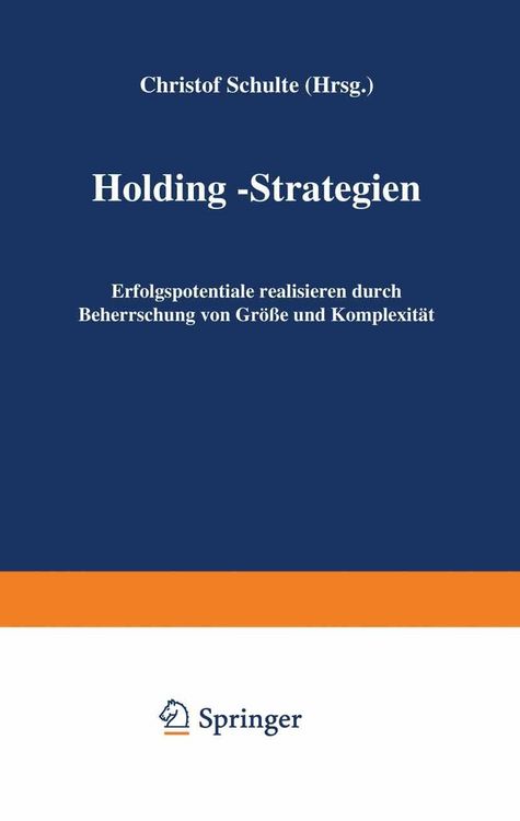 Produktbild: Holding-Strategien