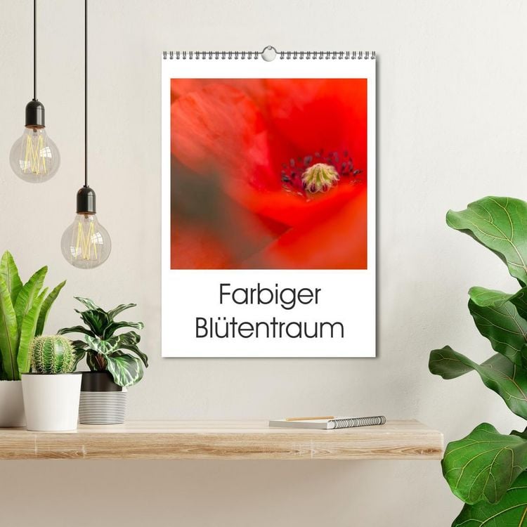 Produktbild: Farbiger Bl&uuml;tentraum (Wandkalender 2026 DIN A3 hoch), CALVENDO Monatskalender