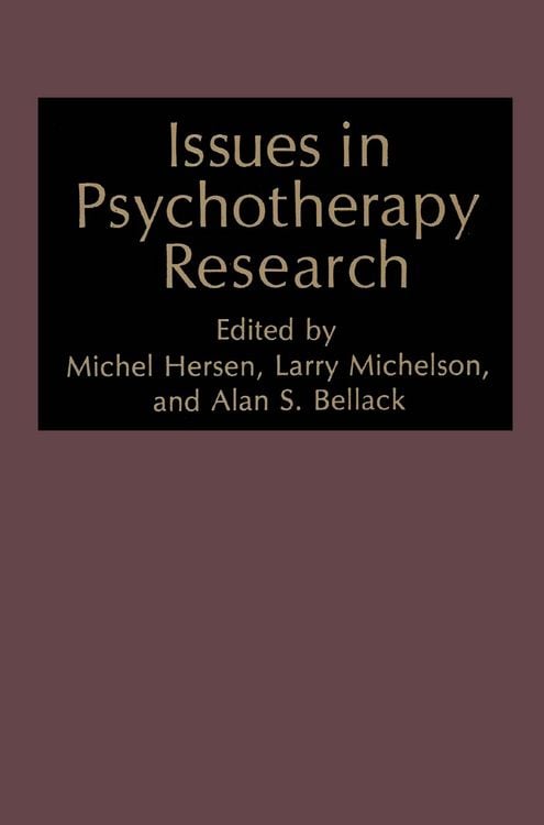Produktbild: Issues in Psychotherapy Research