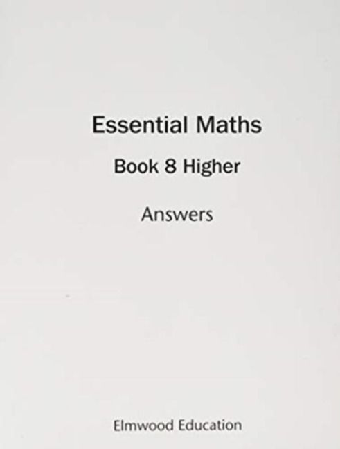 Produktbild: Essential Maths 8 Higher Answers