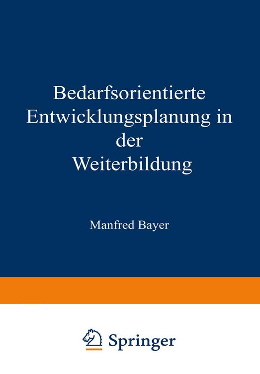 Produktbild: Bedarfsorientierte Entwicklungsplanung in der Weiterbildung