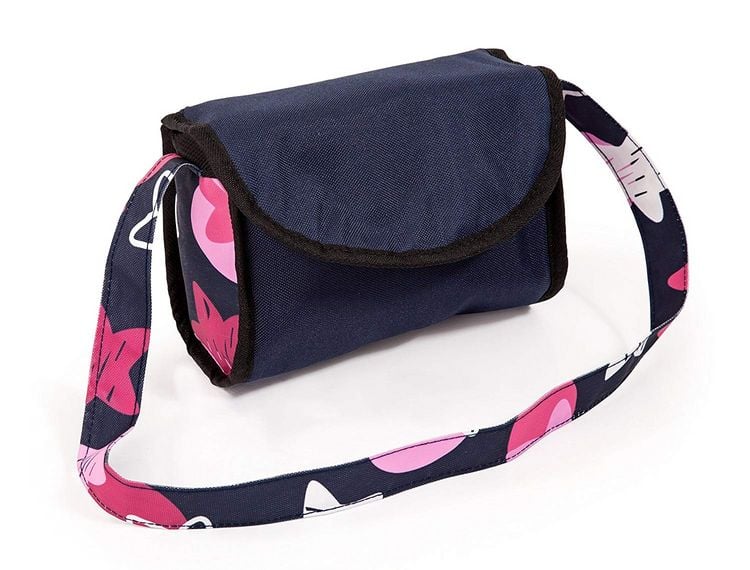 Produktbild: Puppenwagen City Star Sterne blau/rosa 72,5x37x65cm