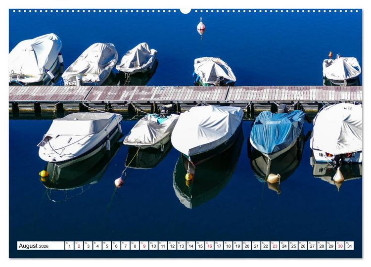 Produktbild: Impressionen vom Luganer See (hochwertiger Premium Wandkalender 2026 DIN A2 quer), Kunstdruck in Hochglanz