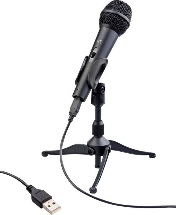 Produktbild: Tie Studio Hand USB-Mikrofon DYNAMIC MIC USB &Uuml;bertragungsart (Details):Kabelgebunden