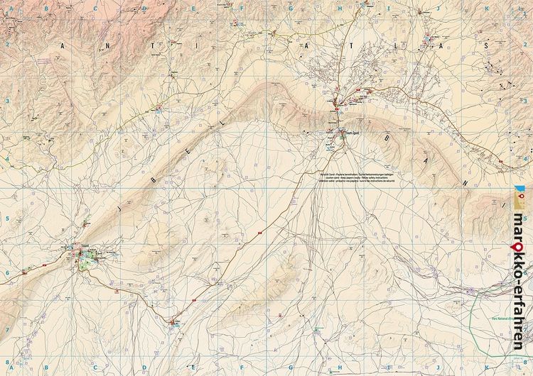 Produktbild: M13: Foum Zguid - Tissint - PN d'Iriqui ouest - Jbel Bani