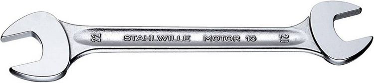 Produktbild: Doppelmaulschl&uuml;ssel MOTOR 10 10x11mm L.155mm verchr.STAHLWILLE