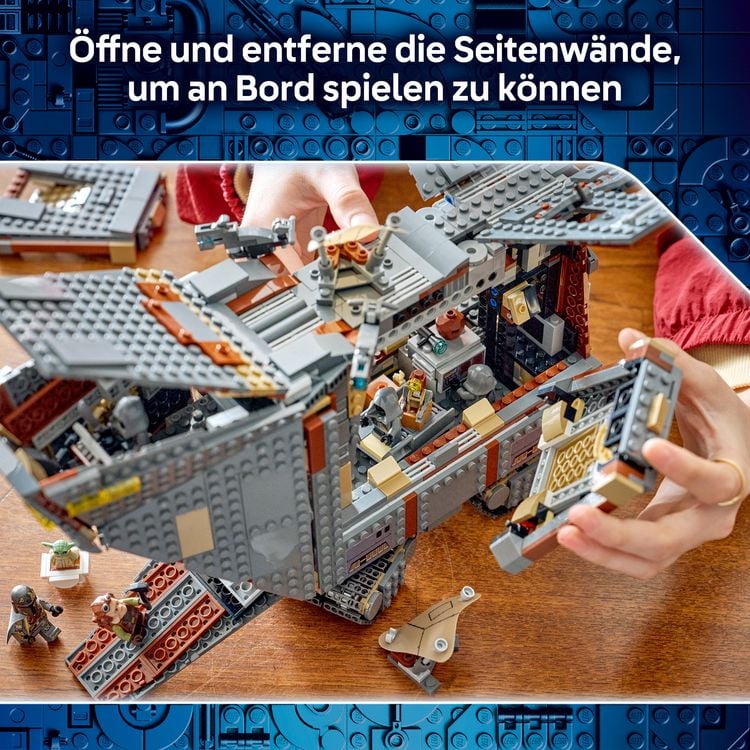 Produktbild: LEGO Star Wars Offworld Sandkrawler und Schlammhorn Bauspielzeug 75453