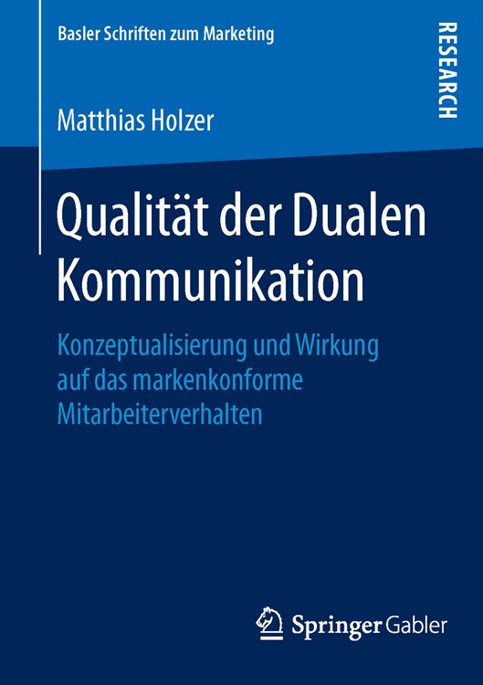 Produktbild: Qualit&auml;t der Dualen Kommunikation