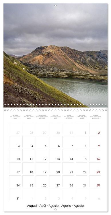 Produktbild: Iceland - Colorful Mountains (Wall Calendar 2026 12 &times; 12 Inch) CALVENDO 12 Month Wall Calendar