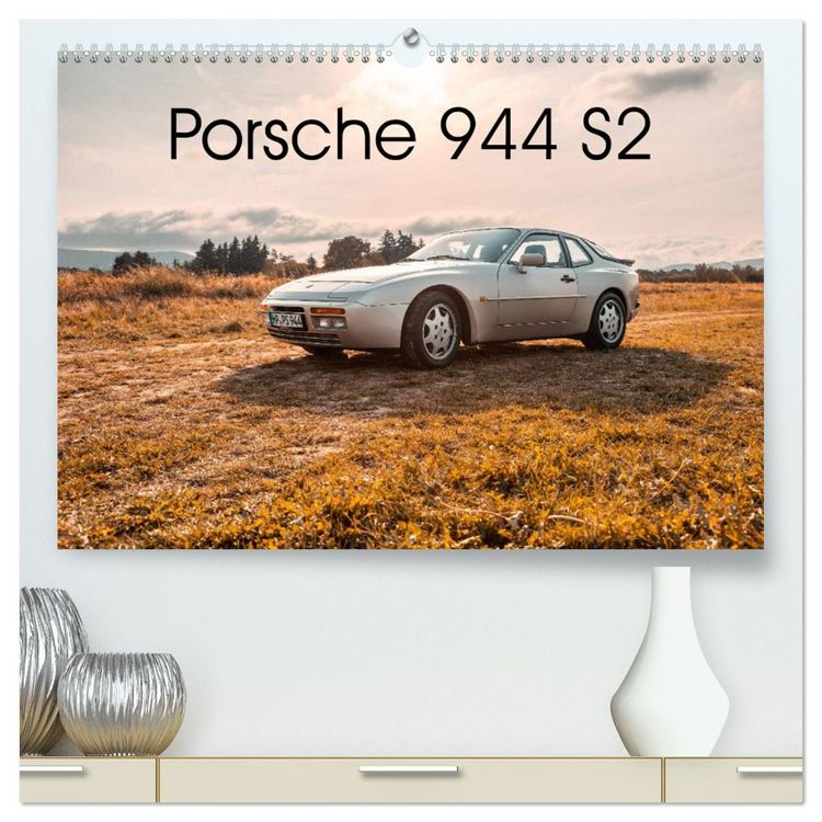 Produktbild: &acute;89 Porsche 944 S2 (hochwertiger Premium Wandkalender 2026 DIN A2 quer), Kunstdruck in Hochglanz