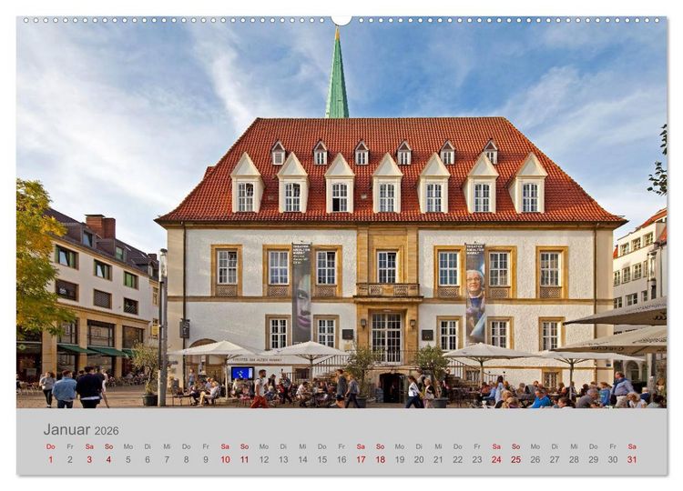 Produktbild: Bielefeld Am Rand des Teutoburger Waldes (Wandkalender 2026 DIN A2 quer), CALVENDO Monatskalender