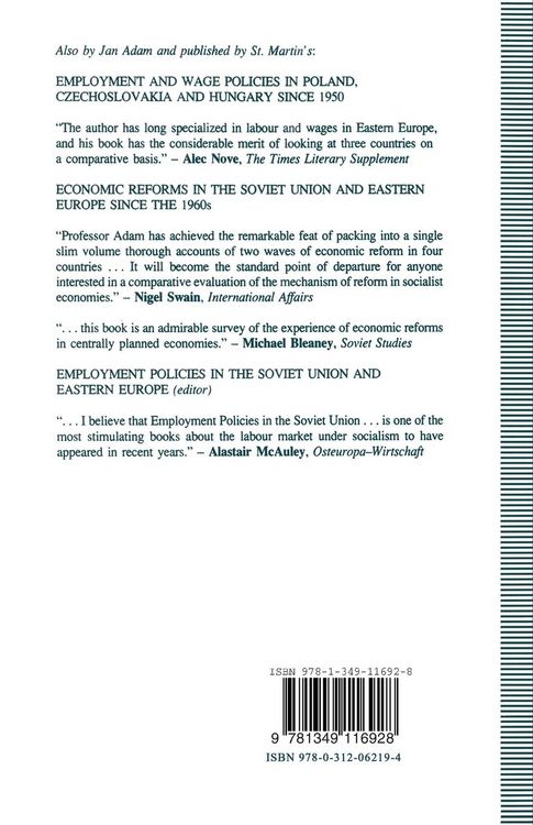 Produktbild: Economic Reforms and Welfare Systems in the USSR, Poland and Hungary