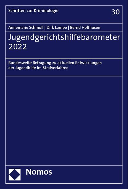 Produktbild: Jugendgerichtshilfebarometer 2022