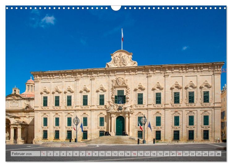 Produktbild: Malta - Wo Geschichte lebendig ist (Wandkalender 2026 DIN A3 quer), CALVENDO Monatskalender