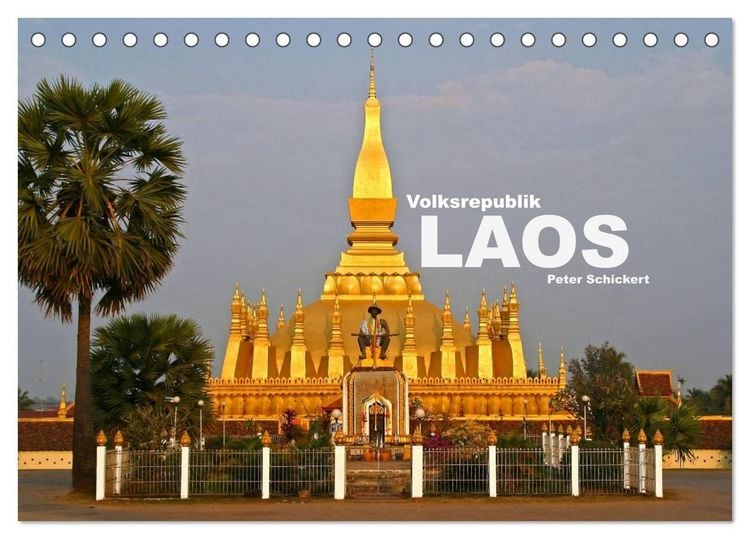 Produktbild: Volksrepublik Laos (Tischkalender 2026 DIN A5 quer), CALVENDO Monatskalender