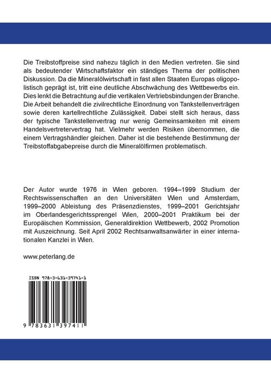 Produktbild: Der Tankstellenvertrag im Kartellrecht