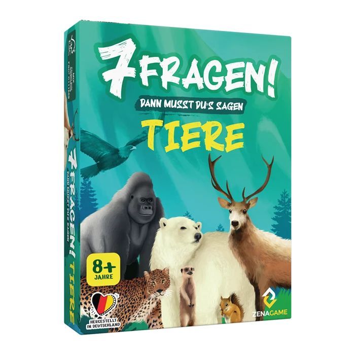 Produktbild: ZENAGAME - 7 Fragen! Dann musst Dus sagen Tiere