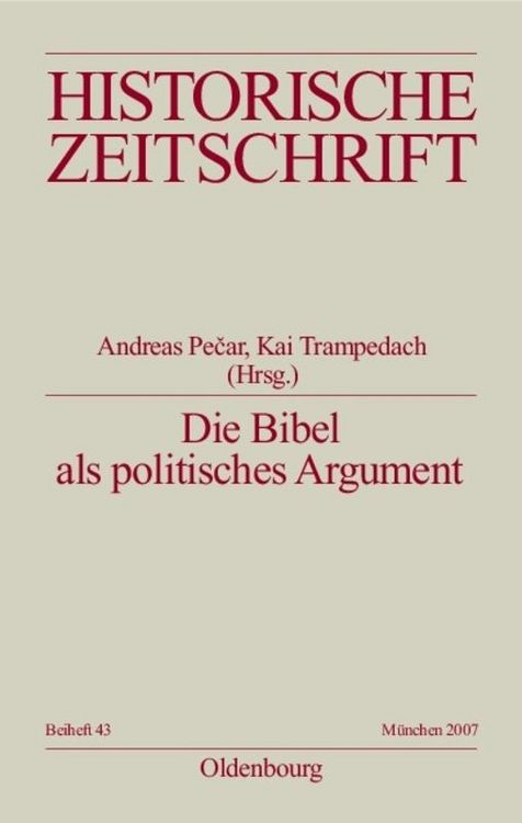 Produktbild: Die Bibel als politisches Argument