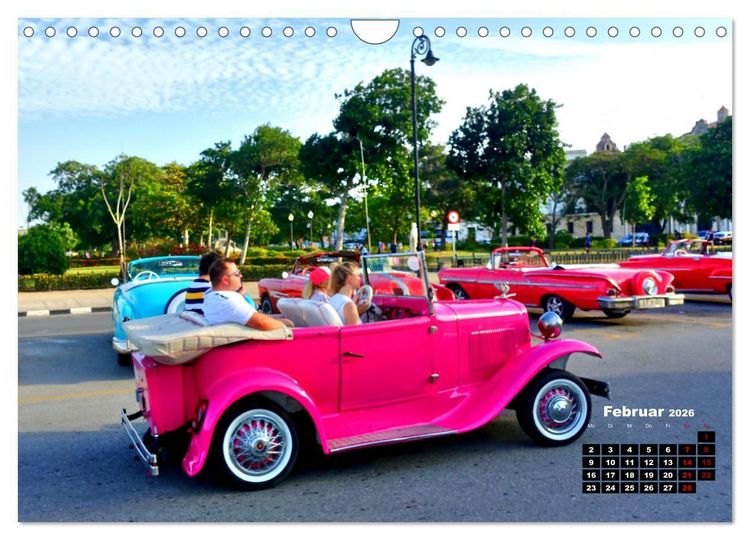Produktbild: Pink Lady - Ford Modell A in Havanna (Wandkalender 2026 DIN A4 quer), CALVENDO Monatskalender
