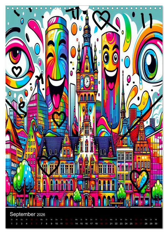 Produktbild: Deutschland hat Pop auf eigene Art (Wandkalender 2026 DIN A3 hoch), CALVENDO Monatskalender