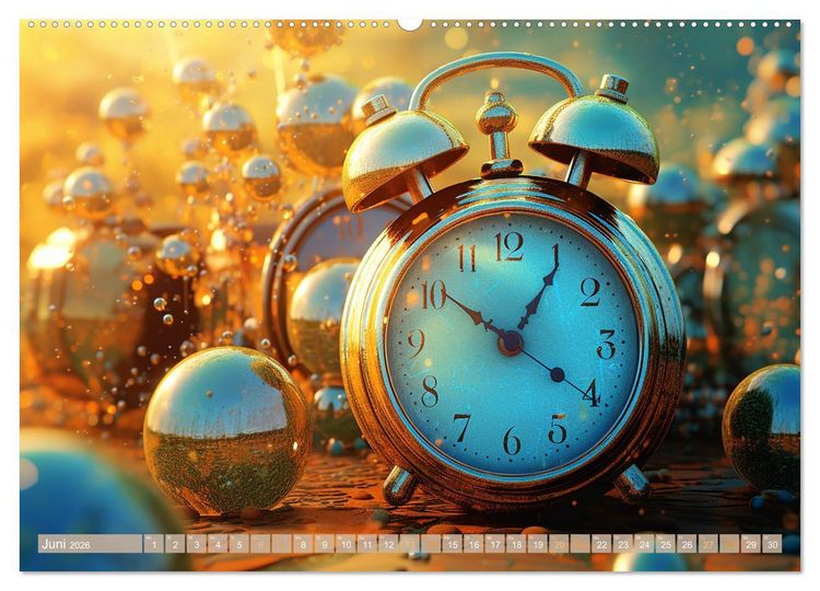 Produktbild: Surreale Uhren (Wandkalender 2026 DIN A2 quer), CALVENDO Monatskalender