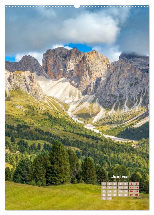 Produktbild: Dolomiten, ein Meer aus Bergen by VogtArt (Wandkalender 2026 DIN A2 hoch), CALVENDO Monatskalender