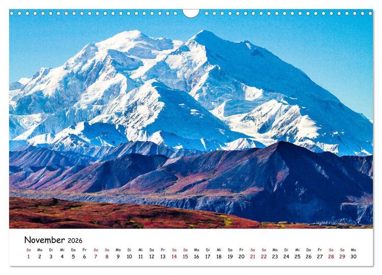 Produktbild: Alaska und Yukon, endlose Freiheit erleben (Wandkalender 2026 DIN A3 quer), CALVENDO Monatskalender