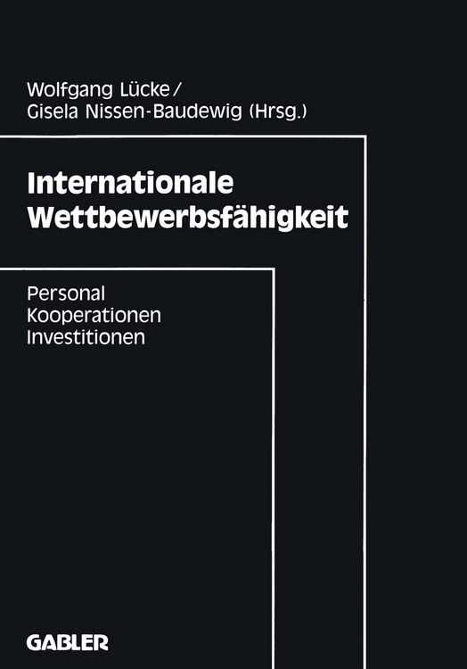Produktbild: Internationale Wettbewerbsf&auml;higkeit