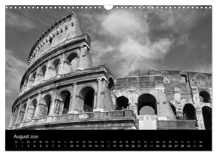 Produktbild: Metropole Rom (Wandkalender 2026 DIN A3 quer), CALVENDO Monatskalender