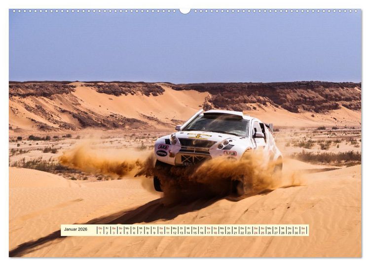 Produktbild: Faszination W&uuml;stenrallye (hochwertiger Premium Wandkalender 2026 DIN A2 quer), Kunstdruck in Hochglanz